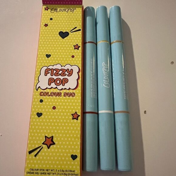 Colourpop Fizzy Pop Lippie Duo Set of 3 - Picture 2 of 12